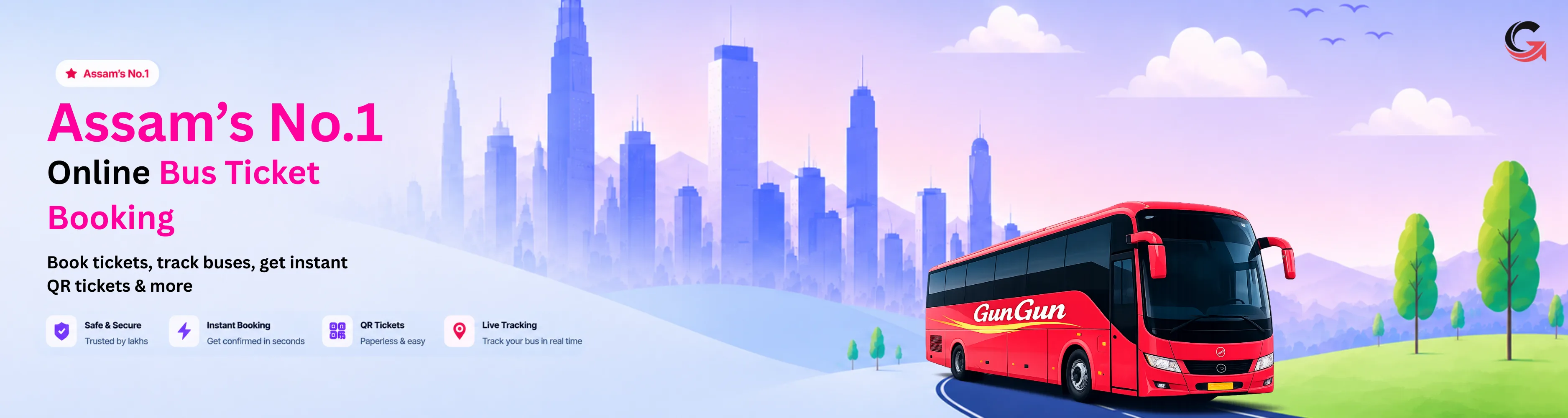 Gungun Travels bus